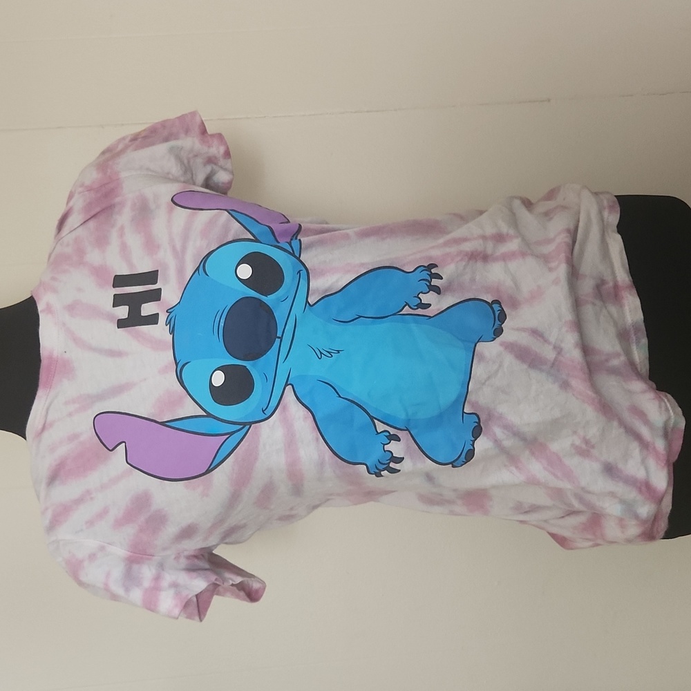GUC DISNEY STITCH PINK TYE DYE SHIRT